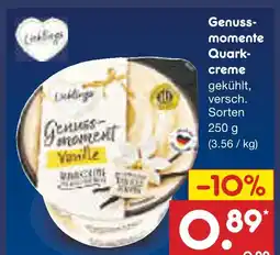 Netto Marken-Discount Genussmomente quarkcreme Angebot