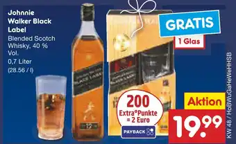 Netto Marken-Discount Johnnie walker black label Angebot