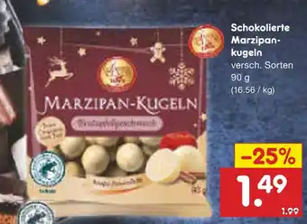 Netto Marken-Discount Schokolierte marzipankugeln Angebot