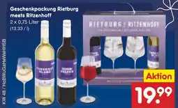 Netto Marken-Discount Rietburg geschenkpackung rietburg meets ritzenhoff Angebot