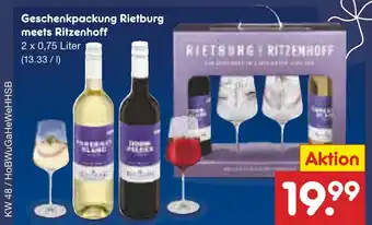 Netto Marken-Discount Rietburg geschenkpackung rietburg meets ritzenhoff Angebot