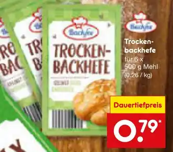 Netto Marken-Discount Backfee trockenbackhefe Angebot
