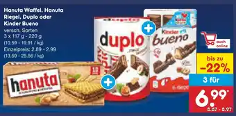 Netto Marken-Discount Hanuta hanuta waffel Angebot