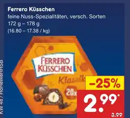Netto Marken-Discount Ferrero küsschen Angebot