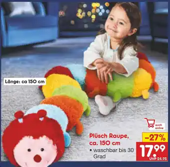 Netto Marken-Discount Plüsch raupe Angebot