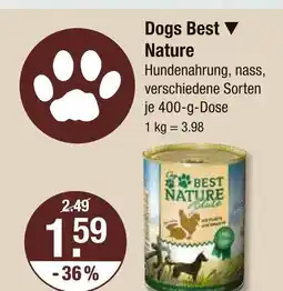 V Markt Dogs best▼ nature Angebot