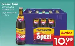 Netto Marken-Discount Paulaner spezi Angebot