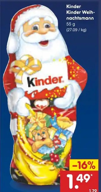 Netto Marken-Discount Kinder kinder weihnachtsmann Angebot