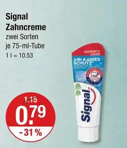 V Markt Signal zahncreme Angebot