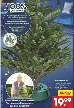 Netto Marken-Discount Tannenbaum nordmanntannen Angebot