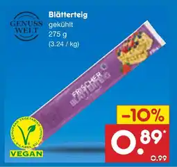 Netto Marken-Discount Genuss welt blätterteig Angebot