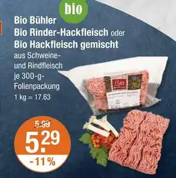 V Markt Bio bühler bio rinder-hackfleisch Angebot