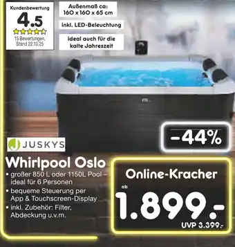 Netto Marken-Discount Juskys whirlpool oslo Angebot