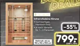 Netto Marken-Discount Artsauna infrarotkabine kiruna Angebot