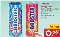 Netto Marken-Discount Booster energy drink Angebot
