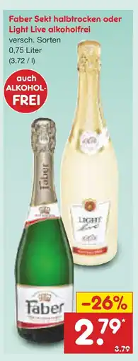 Netto Marken-Discount Faber sekt halbtrocken Angebot