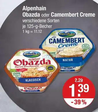V Markt Alpenhain obazda klassisch Angebot