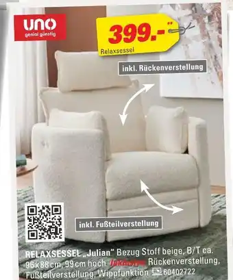 Höffner Uno relaxsessel julian Angebot