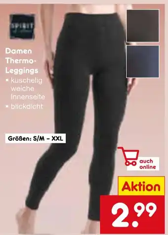 Netto Marken-Discount Damen thermo-leggings Angebot
