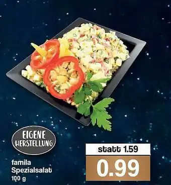 Famila Nord West Eigene Herstellung Famila Spezialsalat Angebot