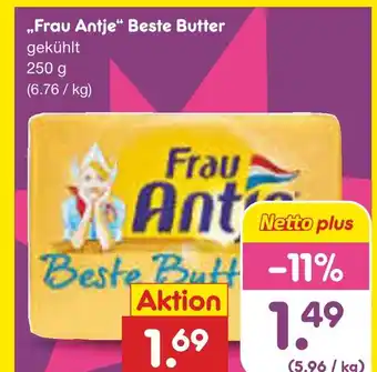 Netto Marken-Discount Frau antje beste butter Angebot
