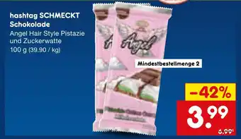 Netto Marken-Discount Hashtag schmeckt schokolade angel hair style pistazie und zuckerwatte Angebot