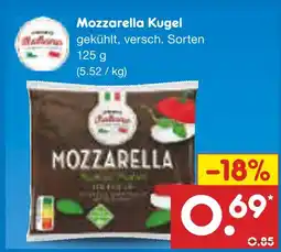 Netto Marken-Discount Mozzarella kugel Angebot