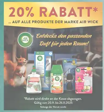 V Markt Air wick 20% rabatt Angebot