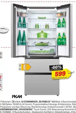 Höffner Pkm kühl-/gefrierkombination fd443enfdix Angebot