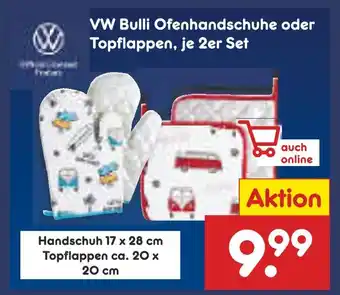 Netto Marken-Discount Volkswagen vw bulli ofenhandschuhe Angebot