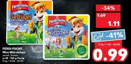 Kaufland Ferdi fuchs geflügel mini-würstchen Angebot