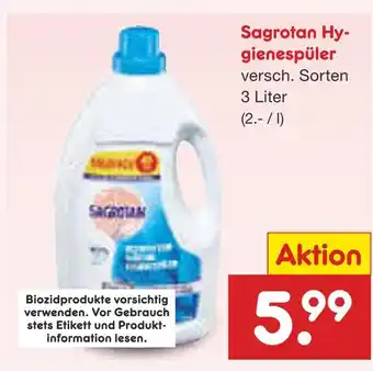 Netto Marken-Discount Sagrotan hygienespüler Angebot