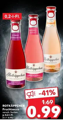 Kaufland Rotkäppchen schwarze johannisbeere Angebot