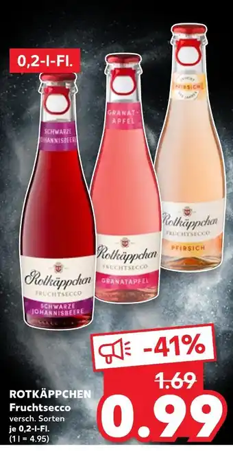 Kaufland Rotkäppchen schwarze johannisbeere Angebot