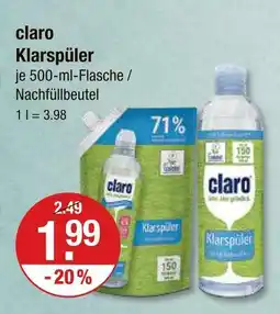 V Markt Claro klarspüler Angebot