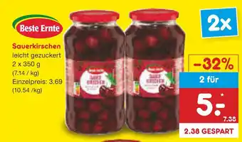 Netto Marken-Discount Beste ernte sauerkirschen Angebot
