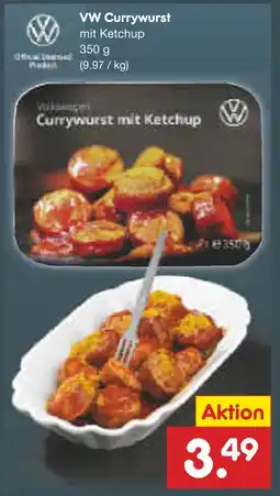 Netto Marken-Discount Vw currywurst mit ketchup Angebot