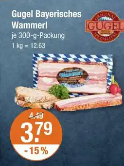 V Markt Gugel bayerisches wammerl Angebot