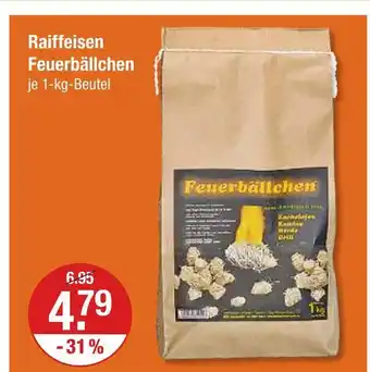 V Markt Raiffeisen feuerbällchen Angebot