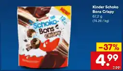 Netto Marken-Discount Kinder schoko bons crispy Angebot