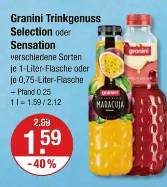 V Markt Granini trinkgenuss selection Angebot