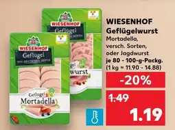 Kaufland Wiesenhof geflügelwurst Angebot