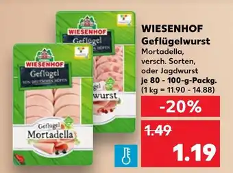 Kaufland Wiesenhof geflügelwurst Angebot