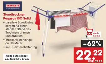 Netto Marken-Discount Leifheit standtrockner pegasus 180 solid Angebot