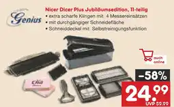 Netto Marken-Discount Genius nicer dicer plus jubiläumsedition, 11-teilig Angebot