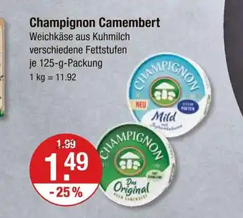 V Markt Champignon camembert mild Angebot