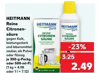 Kaufland Heitmann reine citronensäure pulver Angebot