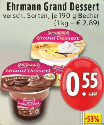 Edeka Ehrmann Grand Dessert Angebot
