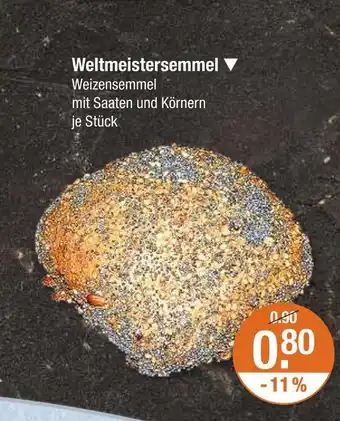 V Markt Weltmeistersemmel Angebot