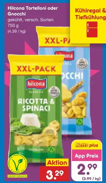 Netto Marken-Discount Hilcona tortelloni ricotta & spinaci Angebot